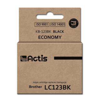 Tusz ACTIS KB-123Bk (zamiennik Brother LC123BK/LC121BK...