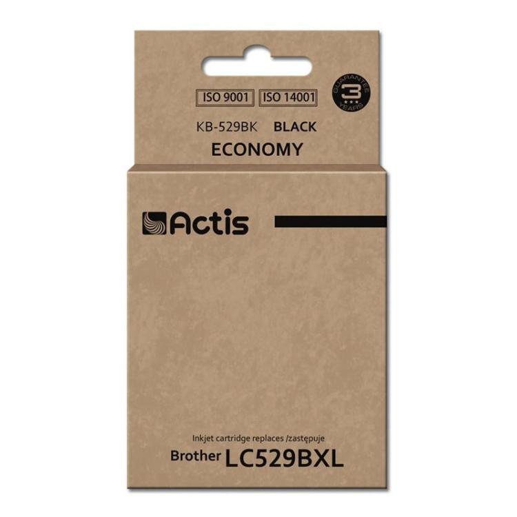 Actis KB-529Bk Tusz (zamiennik Brother LC529BK Standard 58 ml czarny)