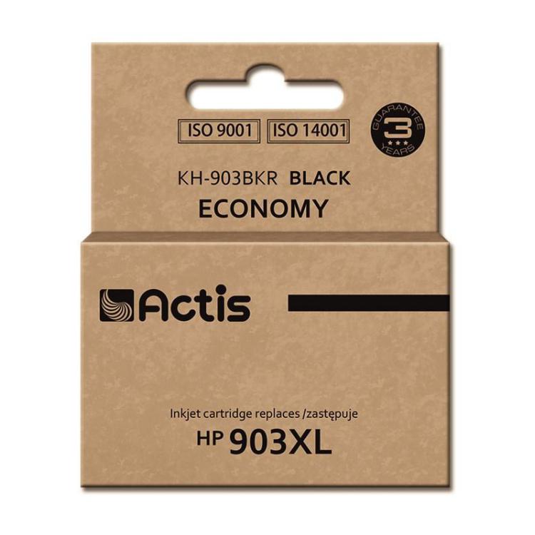 Actis KH-903BKR Tusz (zamiennik HP 903XL T6M15AE Standard 30ml czarny) - Nowy Chip