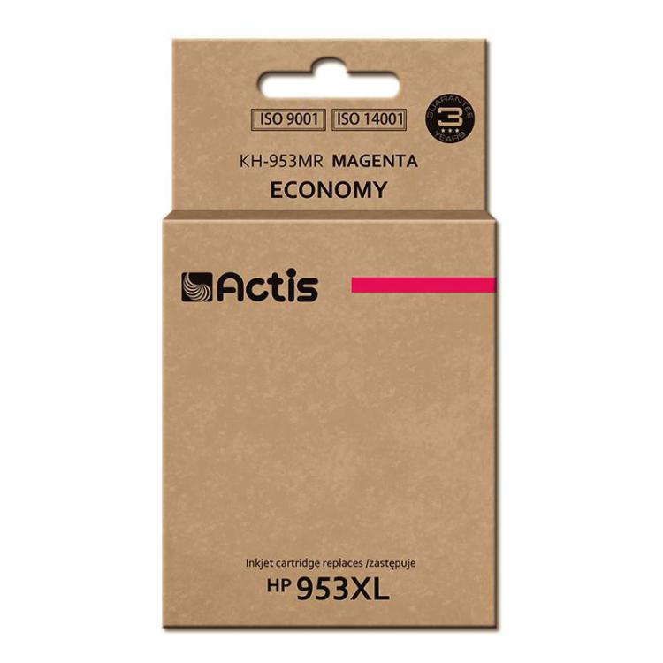 Actis KH-953MR Tusz (zamiennik HP 953XL F6U17AE Standard 25ml czerwony) - Nowy Chip