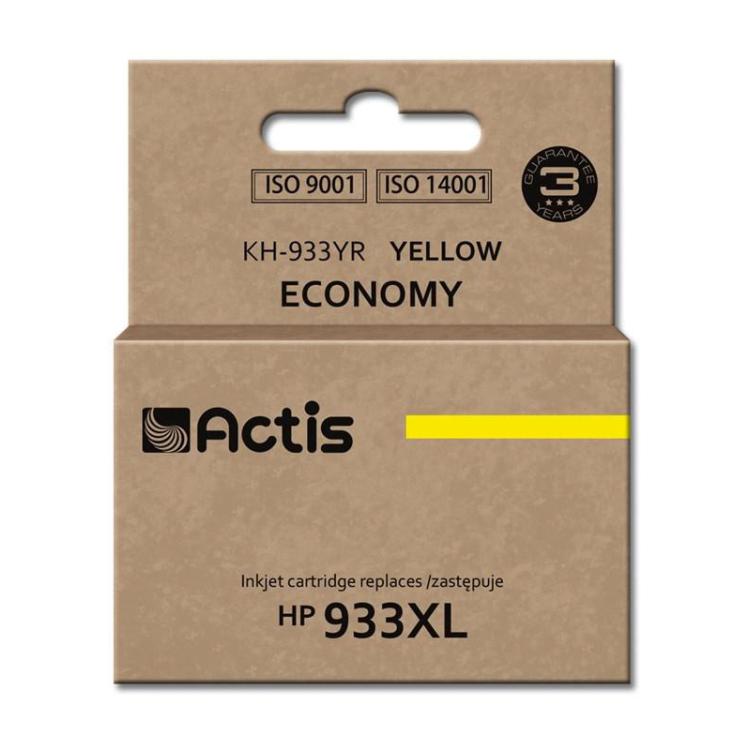 Actis KH-933YR Tusz (zamiennik HP 933XL CN056AE Standard 13 ml żółty)