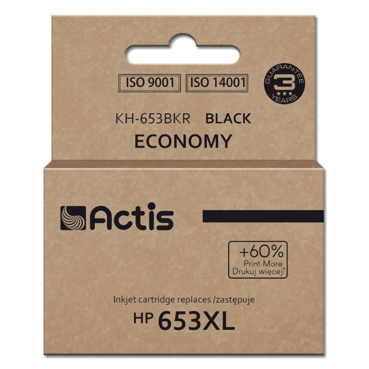 Actis KH-653BKR Tusz (zamiennik HP 653XL 3YM75AE Premium 20ml 575 stron czarny)