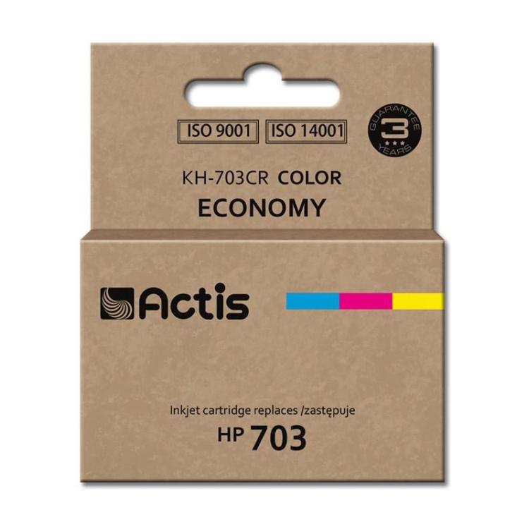 ACTIS KH-703CR Tusz (zamiennik HP 703 CD888AE Standard 12 ml kolor)