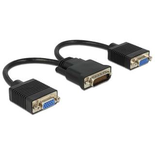 Adapter DMS-59(M)- 2xVGA(F) 20cm