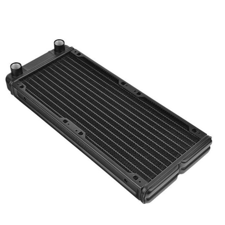 Pacific R240 (240mm, 2x G 1/4", aluminium) radiator - Black