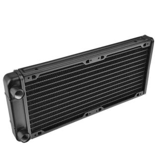 Pacific R240 (240mm, 2x G 1/4", aluminium) radiator - Black