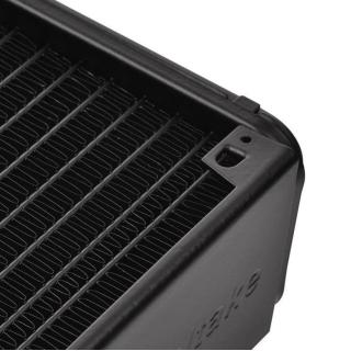 Pacific RL120 (120mm, 5x G 1/4", aluminium) radiator - Black