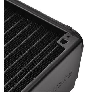 Pacific RL240 (240mm, 5x G 1/4", aluminium) radiator - Black