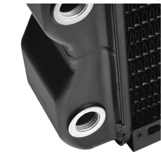 Pacific RL360 (360mm, 5x G 1/4", aluminium) radiator - Black