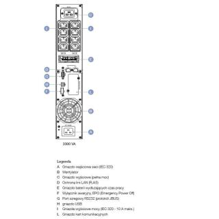 NETYS PR 3300VA/2700W AVR/LCD/USB/IEC/EPO Tower/Rack