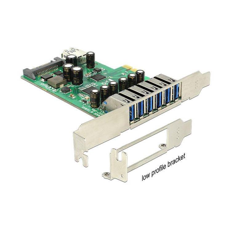 Karta PCI Express - USB 3.0 6-port + 1x internal USB