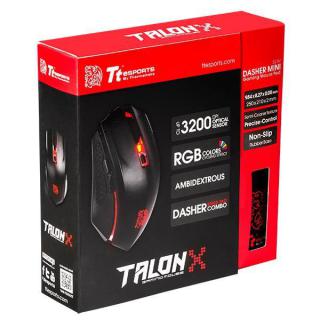 Tt eSPORTS Myszka dla graczy - Talon X Gaming Gear Combo