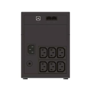 UPS LINE-INTERACTIVE 1200VA 6x IEC OUT, RJ11/45 IN/OUT, USB