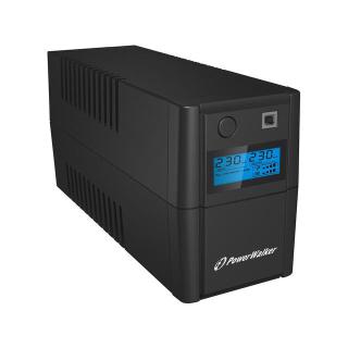 UPS LINE-INTERACTIVE 650VA, 4x IEC, RJ11 IN/OUT, USB, LCD