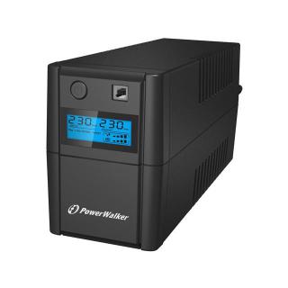 UPS LINE-INTERACTIVE 850VA, 4x IEC, RJ11 IN/OUT, USB, LCD