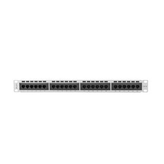 Patch Panel 24 Port 1U Kat.5E szary