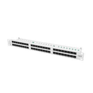 Patch Panel 48 Port 1U Kat.6 szary