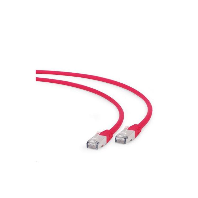 Patch cord Kat.6A S/FTP LSZH 1.5m czerwony