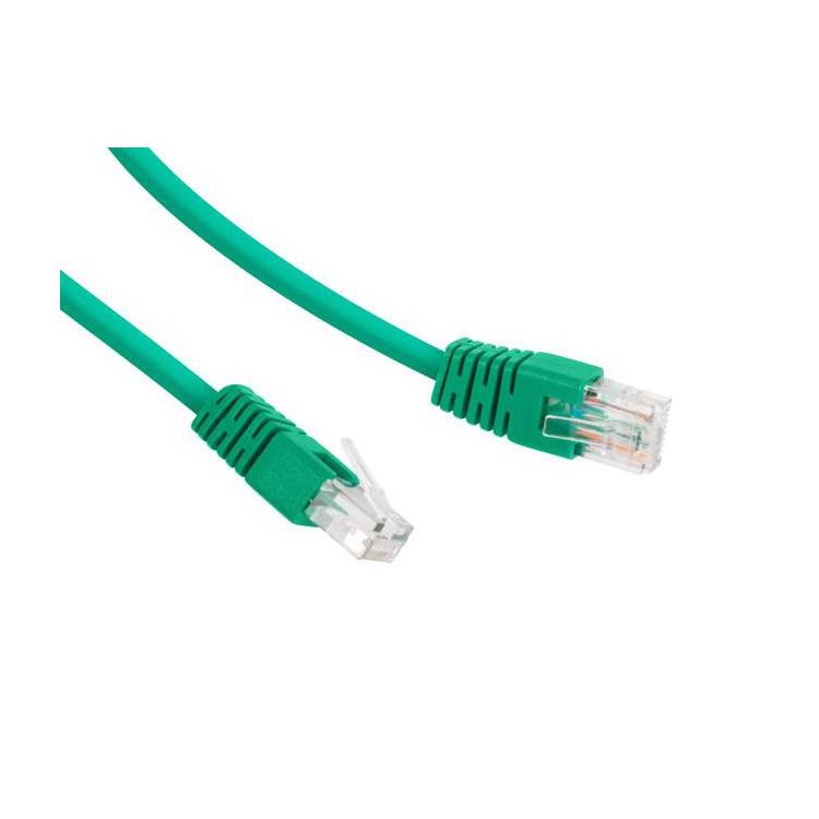 Patch cord Kat.6 UTP 0.25m zielony