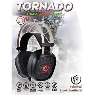 TORNADO słuchawki stereo dla graczy moc 50mW