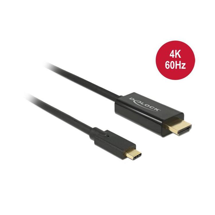 Kabel USB-C - HDMI M/M 2m (tryb alternatywny DP) 4K 60Hz