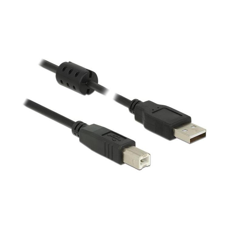 Kabel USB-A - USB-B M/M 2.0 3m Czarny