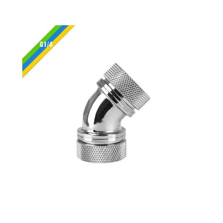 Pacific G1/4 x 16mm 90 złączka adapter kątowy - Chrome