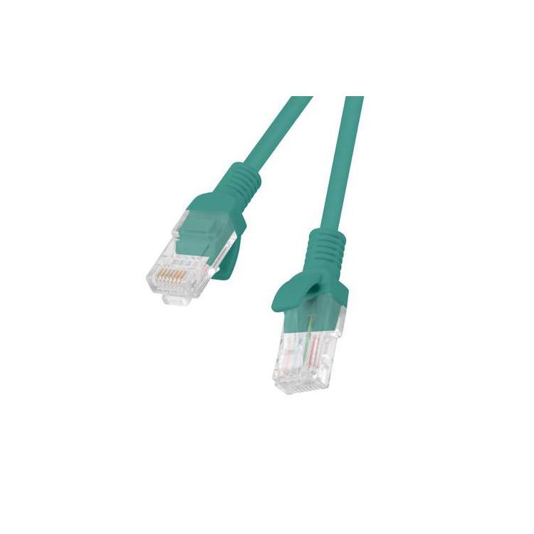 PATCHCORD KAT.5E FTP 0.25M ZIELONY FLUKE PASSED LANBERG