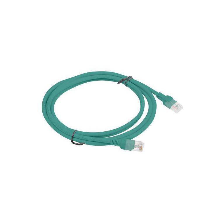 PATCHCORD KAT.5E FTP 2M ZIELONY FLUKE PASSED LANBERG