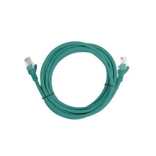 Patchcord kat.5e 3.0M FTP zielony