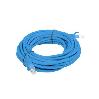 PATCHCORD KAT.5E FTP 10M NIEBIESKI FLUKE PASSED LANBERG