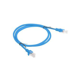 PATCHCORD KAT.5E 1M NIEBIESKI FLUKE PASSED LANBERG