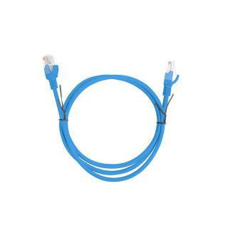 PATCHCORD KAT.5E 1M NIEBIESKI FLUKE PASSED LANBERG