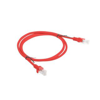 PATCHCORD KAT.5E 1M CZERWONY FLUKE PASSED LANBERG