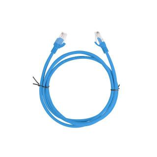 PATCHCORD KAT.5E 1.5M NIEBIESKI FLUKE PASSED LANBERG