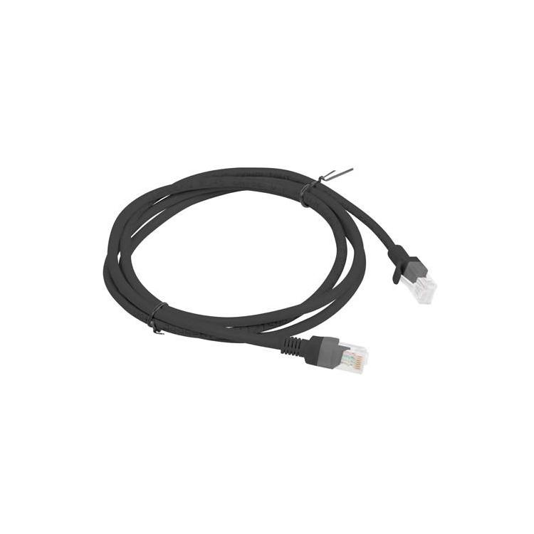 Patchcord kat.5e 1.5M UTP czarny