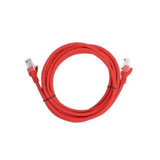 PATCHCORD KAT.5E 3M CZERWONY FLUKE PASSED LANBERG