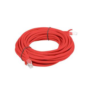 PATCHCORD KAT.5E 5M CZERWONY FLUKE PASSED LANBERG