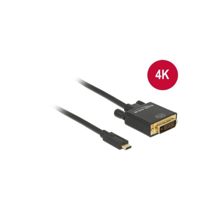 Kabel USB-C - DVI (24+1) M/M 2m 4K