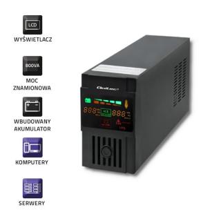 Zasilacz awaryjny UPS MONOLITH | 800VA | 480W | LCD | USB