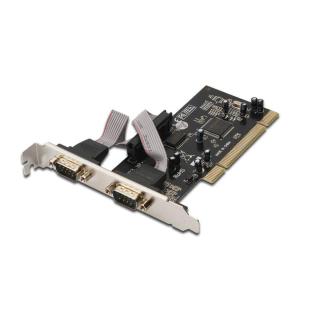 Karta rozszerzeń/Kontroler RS232 PCI, 2xDB9, Low Profile, Chipset: MCS9865