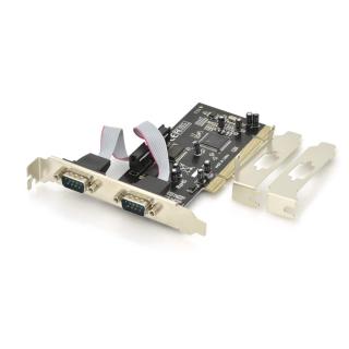 Karta rozszerzeń/Kontroler RS232 PCI, 2xDB9, Low Profile, Chipset: MCS9865