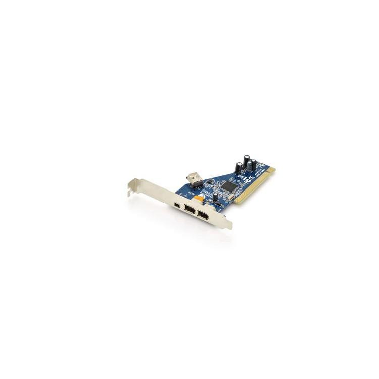 Karta/Kontroler Firewire (400) PCI, 2x6pin. 1x4pin Wew., 1x6pin Zew. IEEE1394a, Chipset: TSB43AB23