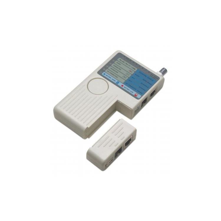 Tester okablowania RJ11 /RJ45/USB/BNC