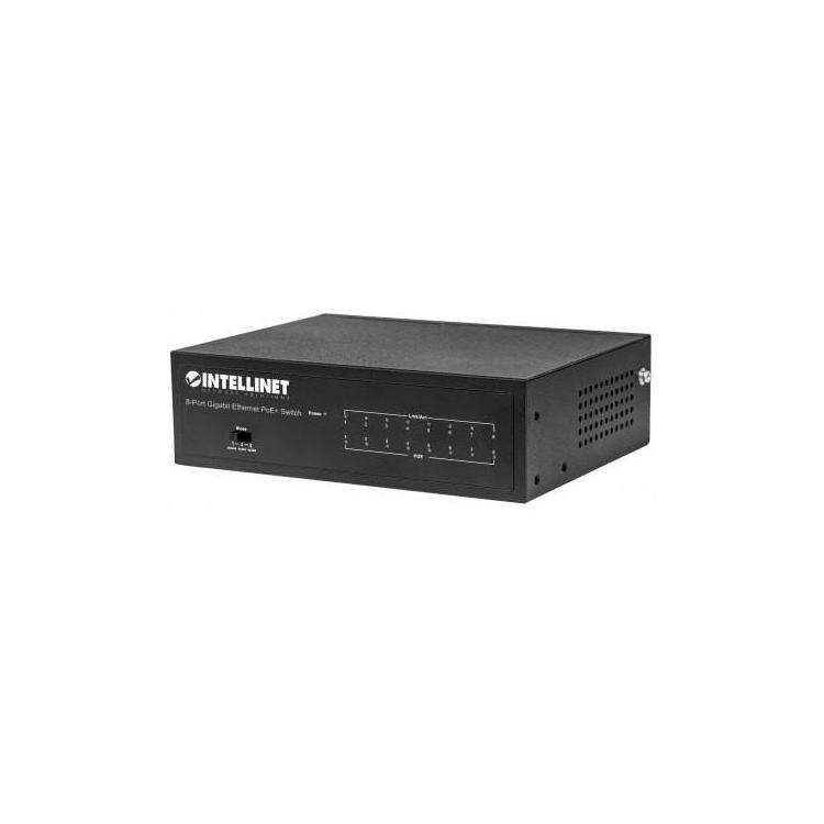 Switch Gigabit 8x10/100/1000 RJ45 PoE+ 60W VLAV