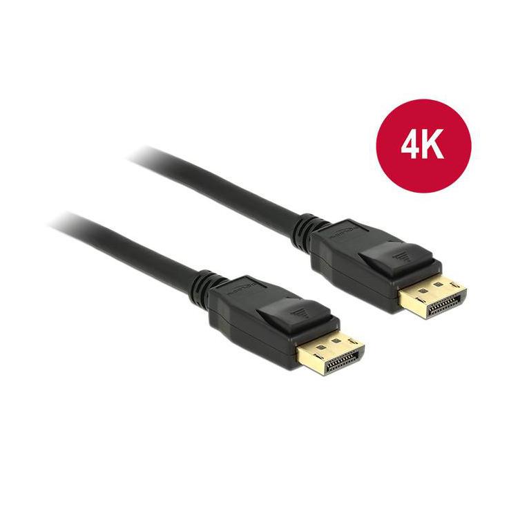 Kabel Displayport - Displayport 4K 2m czarny M/M