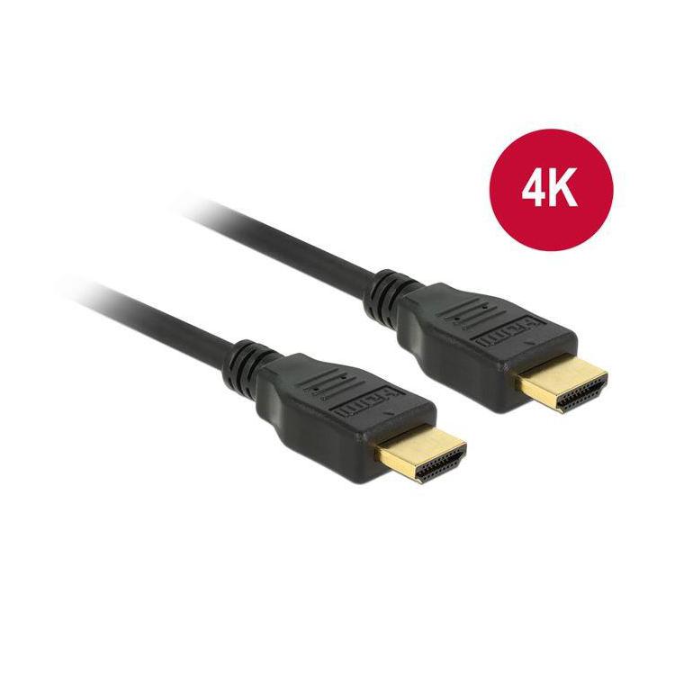 Kabel HDMI-HDMI 4K Ethernet 2m czarny