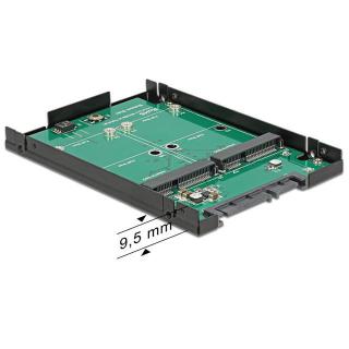 Adapter Sata 22PIN - 2x MSata RAID 2.5''