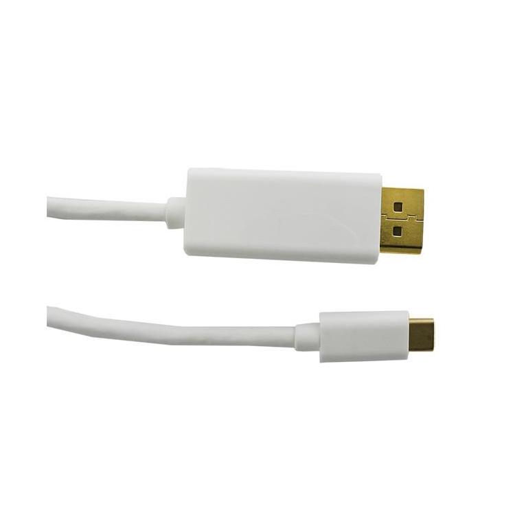 Kabel DisplayPort Alternate mode | USB 3.1 typC męski / DisplayPort męski | 4Kx2K | 1m