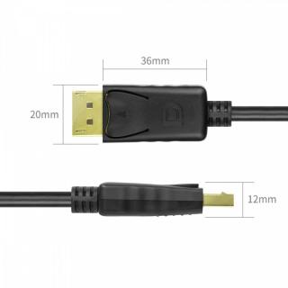 Kabel DisplayPort M/M, 3,0m Y-C609BK